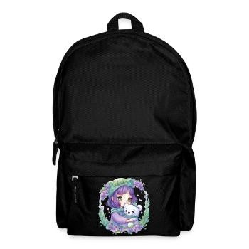 Fairy with teddy bear - Backpack - black - Front