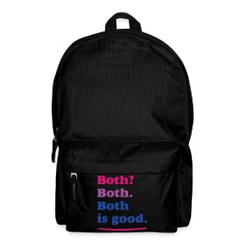 LGBTQ Pride Month - Bisexual Pride - Backpack - black - Front