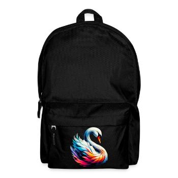 Schwan - Rucksack - Schwarz - Vorne