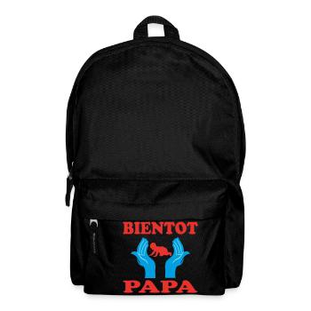 SOON TO BE A DAD - Backpack - black - Front