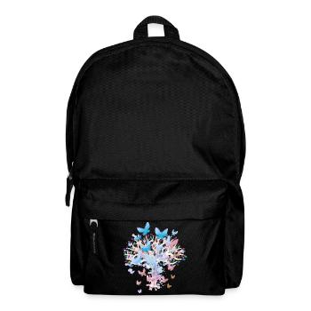 Tree Trees Nature Butterflies Spring - Backpack - black - Front