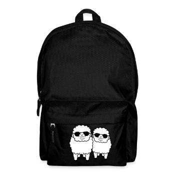 2 Sheep Sunglasses Party Sheep Team Friends - Backpack - black - Front