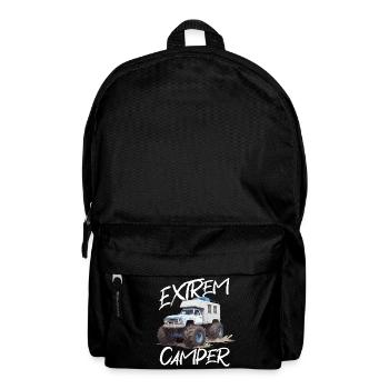 Abenteuerlicher Off-Road Camper Truck - Rucksack - Schwarz - Vorne