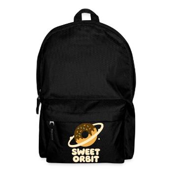 Mignon orbite beignet planète - Sac à dos - noir - Devant