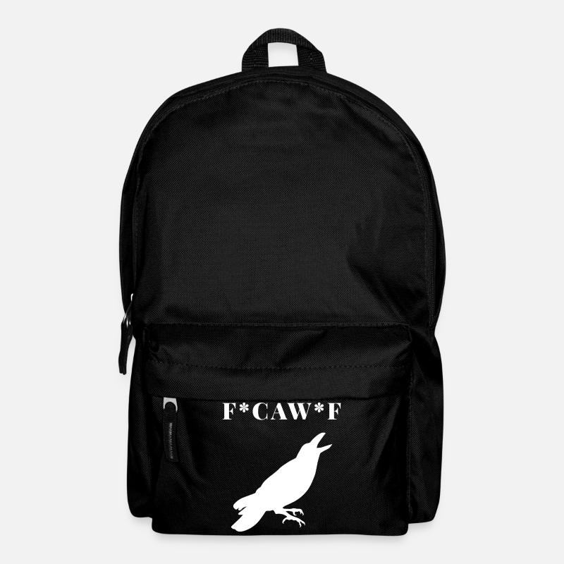FCAWF Funny Crow Bird Design - Rucksack - Schwarz