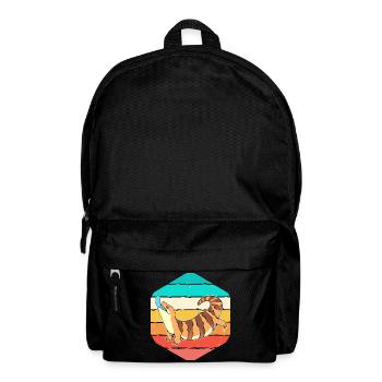 Eidechse - Rucksack - Schwarz - Vorne