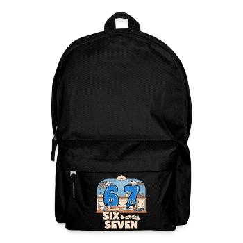67 Memes Italian Funny Baking Gift - Backpack - black - Front