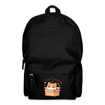 Kätzchen in einer Kiste Fass mich nicht an - Rucksack - Schwarz - Vorne