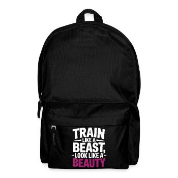 Train like a beast, look like a beauty - Backpack - black - Front