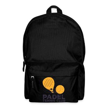 Ich kann kein Padel haben - Rucksack - Schwarz - Vorne