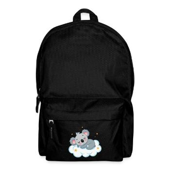 Traumhafter Koala auf Sternenwolke - Rucksack - Schwarz - Vorne