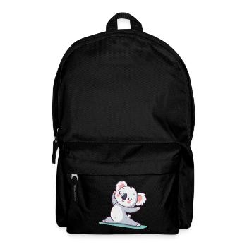 Koala Yoga pastel zen - Backpack - black - Front