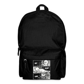 Eat Sleep LARP – The Everyday Life of a Hero - Backpack - black - Front