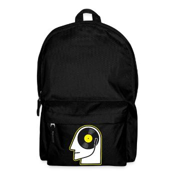 Vinyl Head Portrait - Backpack - black - Front