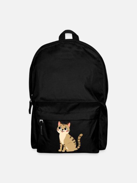 Katze - Rucksack - Schwarz