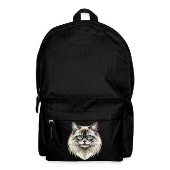 Birma Katze Heilige Birmakatze Süße Birma Katzen - Rucksack - Schwarz - Vorne