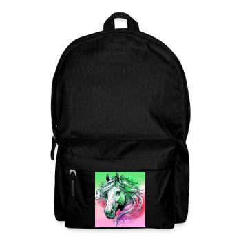 cheval - Sac à dos - noir - Devant