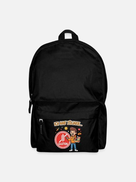 Zöliakie glutenfrei Ernährung  - Rucksack - Schwarz