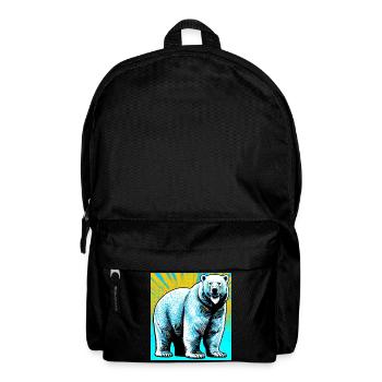Eisbär - Rucksack - Schwarz - Vorne