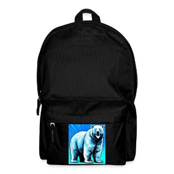 polar bear - Backpack - black - Front
