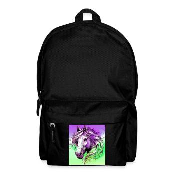 horse - Backpack - black - Front