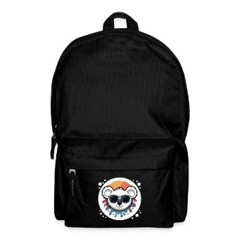 Solar Koala in Colored Glasses - Backpack - black - Front