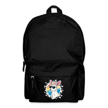 Cool Kangaroo - Retro Style & Sunglasses - Backpack - black - Front