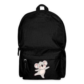 Koala Happy Kawaii Zeichnung - Rucksack - Schwarz - Vorne