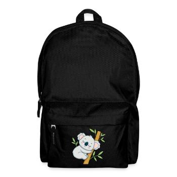 Schläferkoala auf einem Ast - Rucksack - Schwarz - Vorne