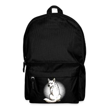 White Shepherd Shepherd Shepherd Dogs - Backpack - black - Front
