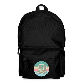 Retro PC Pastel Smile - Backpack - black - Front