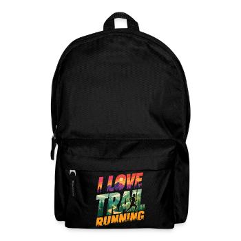 I Love Trail Running - Backpack - black - Front