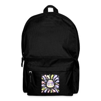 Panda Arc-en-Ciel Burst Étoilé - Sac à dos - noir - Devant