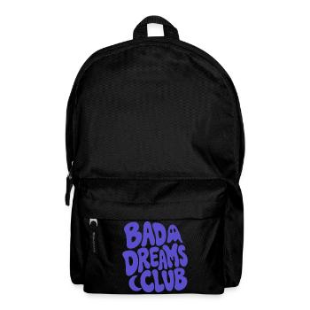 Bad Dreams Club Dicton rétro d’horreur - Sac à dos - noir - Devant