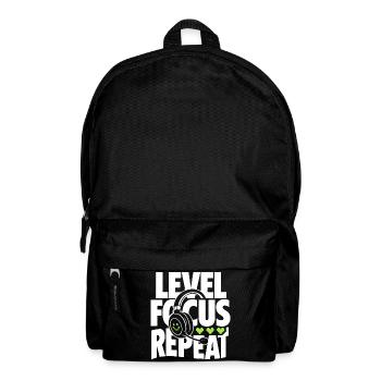 Casque de jeu Level Focus Repeat - Sac à dos - noir - Devant