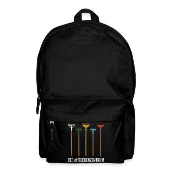 Rechenzentrum Gärtner Garten Gartenarbeit - Rucksack - Schwarz - Vorne