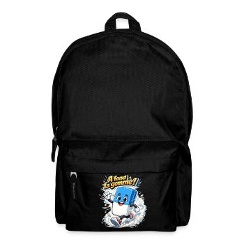 A fond la gomme ! - Sac à dos - noir - Devant