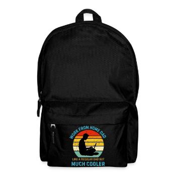 Funny Remote Worker Computer Work From Home Gift - Backpack - black - Front