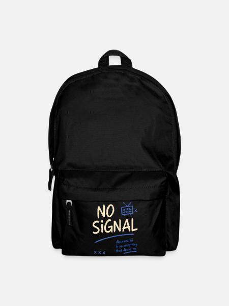 No Signal – Disconnected Vibes - Backpack - black