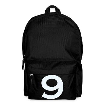 9- - Rucksack - Schwarz - Vorne
