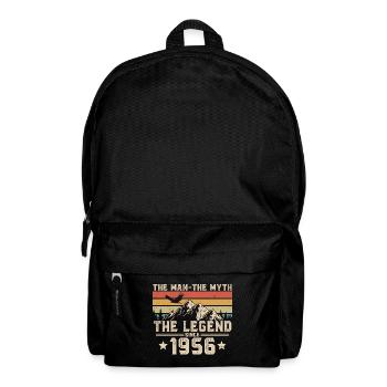 1956 Vintage né homme mythe légende - Sac à dos - noir - Devant