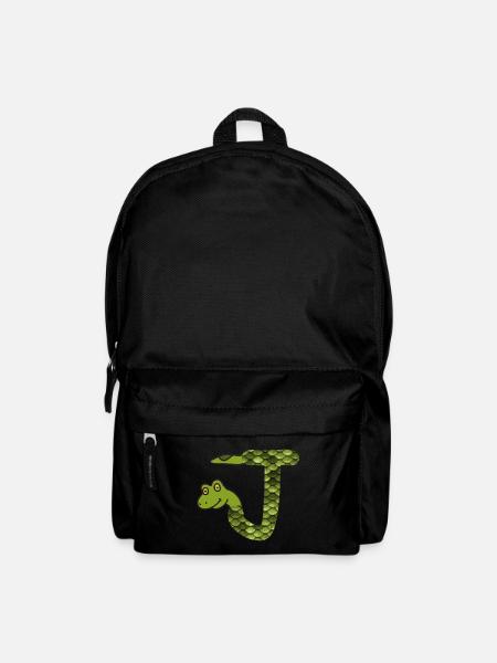 schlange j - Rucksack - Schwarz