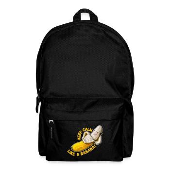 Keep Calm like a Banana - Rucksack - Schwarz - Vorne