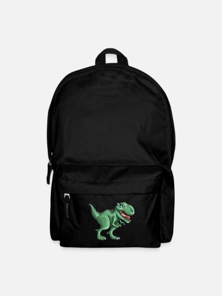 T-rex Tyrannosaurus Rex Dino Illustration - Rucksack - Schwarz