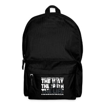 Jesus Christ the Way the Truth and the Life - Backpack - black - Front