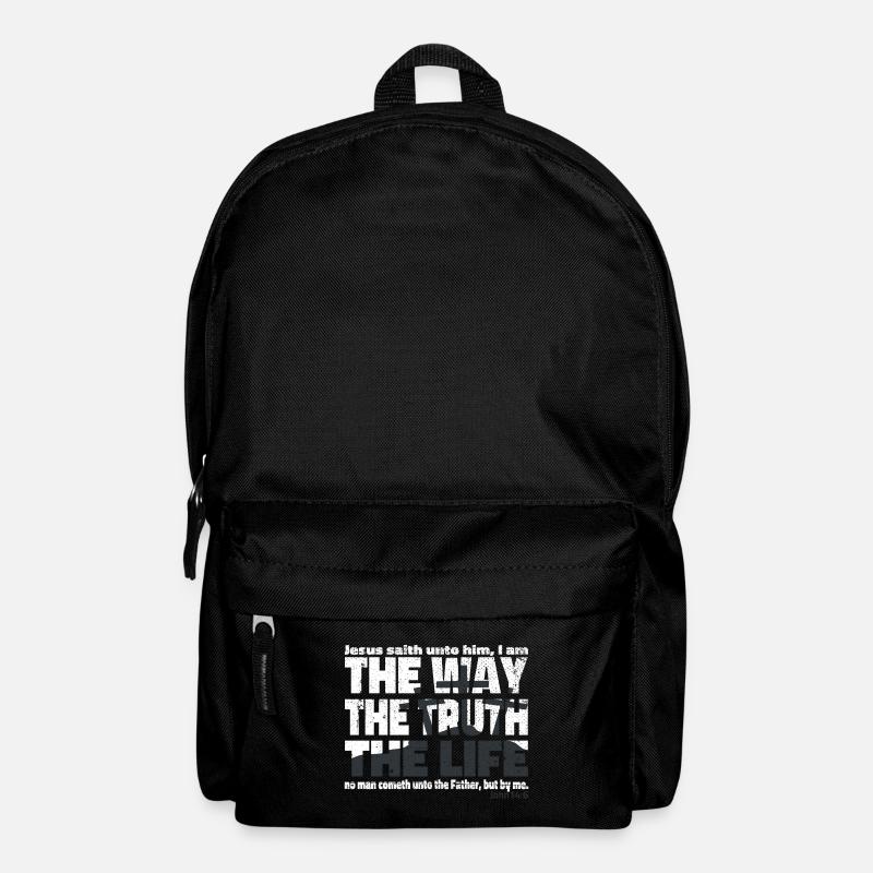 Jesus Christ the Way the Truth and the Life - Backpack - black