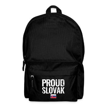 Proud Slovak Slovakia Slovak flag Slovak - Backpack - black - Front