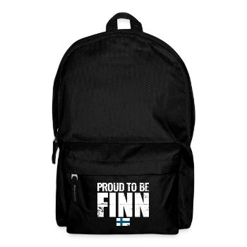Fier d’être Finlandais Finlande Drapeau finlandais Finn - Sac à dos - noir - Devant