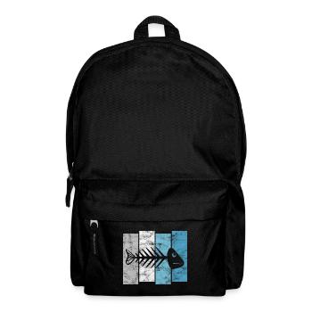 for anglers, fishermen and children | Pisces - Backpack - black - Front