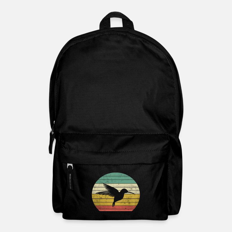 Conception de colibri - Sac à dos - noir